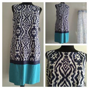 New ANNE KLEIN IKAT Women's Dress Size 8